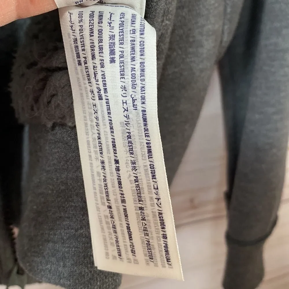 Abercrombie Kids Gray Zip Long Sleeve Jacket